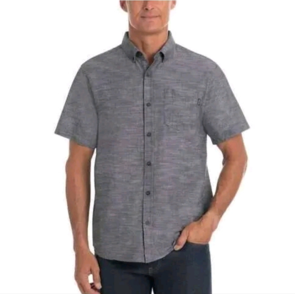 Hurley woven shirt regular fit size S Grey  (mt2)